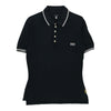 Vintage black Armani Jeans Polo Shirt - mens small