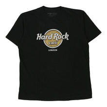  Vintage black London Hard Rock Cafe T-Shirt - mens large