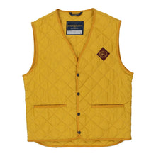  Vintage yellow Henri Lloyd Gilet - mens large