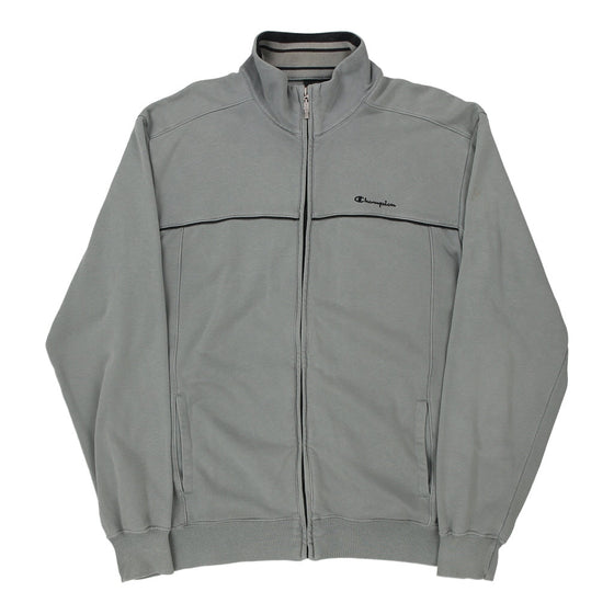 Vintage grey Champion Zip Up - mens x-large