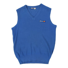  Vintage blue 1980's Ellesse Sweater Vest - mens large