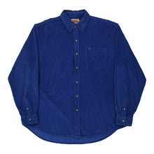  Vintage blue Conte Of Florence Cord Shirt - mens x-large