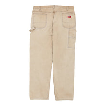  Vintage beige Dickies Carpenter Trousers - mens 39" waist