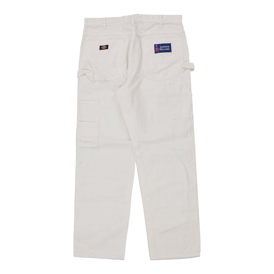 Vintage white Dickies Carpenter Trousers - mens 34" waist