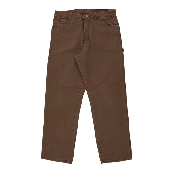 Vintage brown Dickies Carpenter Trousers - mens 35" waist