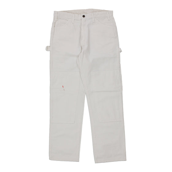 Vintage white Dickies Carpenter Trousers - mens 34" waist