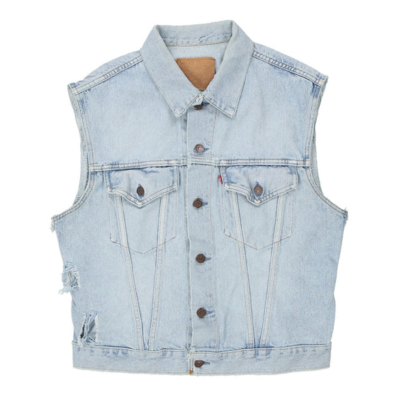 Vintage blue Levis Denim Gilet - mens small