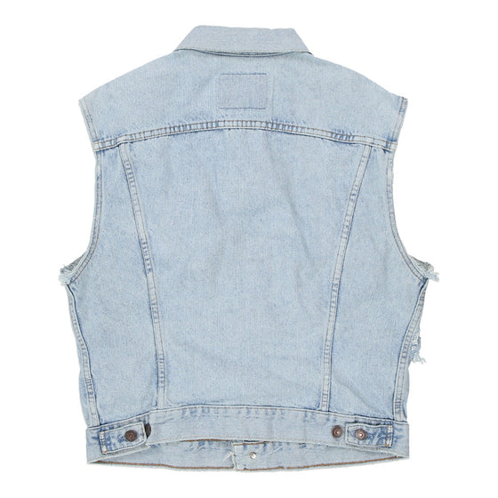 Vintage blue Levis Denim Gilet - mens small