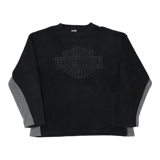 Vintage black Harley Davidson Fleece - mens xx-large