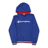 Vintage blue Age 11-12 Champion Hoodie - boys medium