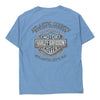 Vintage blue Atlantic City, NJ Harley Davidson T-Shirt - mens large