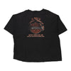 Vintage black New Berlin, WI Harley Davidson T-Shirt - mens xxx-large