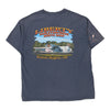 Vintage navy Boston Heights, OH Harley Davidson T-Shirt - mens x-large