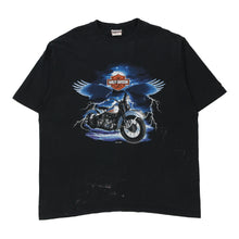  Vintage black Harley Davidson T-Shirt - mens xx-large