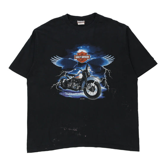 Vintage black Harley Davidson T-Shirt - mens xx-large