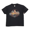 Vintage black Greensburg, PA Harley Davidson T-Shirt - mens large