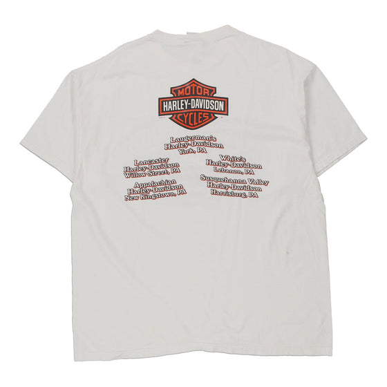 Vintage white 2005 Pennsylvania Harley Davidson T-Shirt - mens x-large