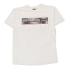 Vintage white Waynesville, NC Harley Davidson T-Shirt - mens large