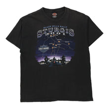  Vintage black Sturgis 2001 Harley Davidson T-Shirt - mens large