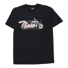  Vintage black Patras Greece Harley Davidson T-Shirt - mens medium