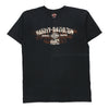 Vintage black Dubuque, IA Harley Davidson T-Shirt - mens medium