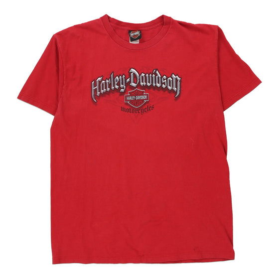 Vintage red Barbs Harley Davidson T-Shirt - mens x-large