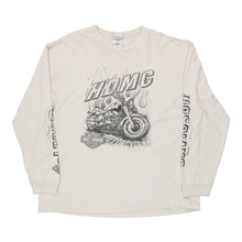  Vintage white Lisle, IL Harley Davidson Long Sleeve T-Shirt - mens xxx-large