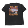 Vintage black Laramie, Wyoming Harley Davidson T-Shirt - mens xx-large