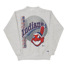  Vintage grey Clevelan Indians Trench Sweatshirt - mens medium