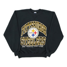  Vintage black Pittsburgh Steelers Russell Athletic Sweatshirt - womens medium