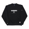 Vintage black Las Vegas Raiders Reebok Sweatshirt - mens medium