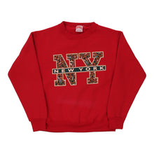  Vintage red New York Nutmeg Sweatshirt - mens large