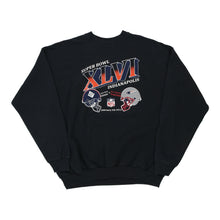  Pre-Loved black Superbowl XLVI 2012 Hanes Sweatshirt - mens x-large