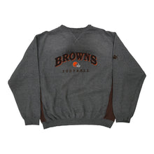  Vintage grey Cleveland Browns Puma Sweatshirt - mens x-large