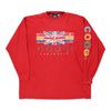 Vintage red Coogi Long Sleeve T-Shirt - mens x-large