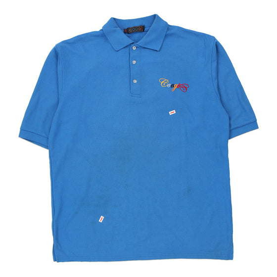 Vintage blue Coogi Polo Shirt - mens xxx-large