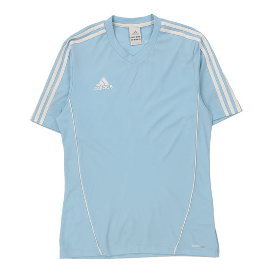 Vintage blue Adidas Football Shirt - mens small