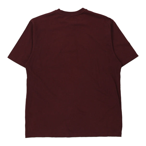 Vintage burgundy Henley Carhartt T-Shirt - mens large