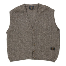  Vintage brown Navigare Sweater Vest - mens large