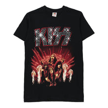  Vintage black Kiss Fruit Of The Loom T-Shirt - mens small