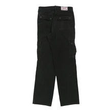  Vintage black Jeanserie Italiane Cargo Trousers - mens 32" waist