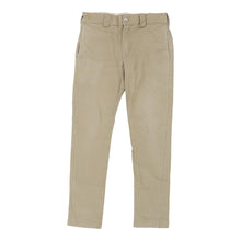  Dickies Trousers - 32W 30L Beige Cotton Blend - Thrifted.com