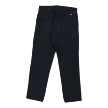  Dickies Trousers - 35W 32L Navy Cotton Blend - Thrifted.com