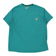  Pre-Loved blue Carhartt T-Shirt - mens x-large