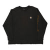 Pre-Loved black Carhartt Long Sleeve T-Shirt - mens xxx-large