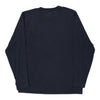 Pre-Loved navy Carhartt Long Sleeve T-Shirt - mens medium