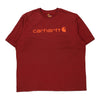 Pre-Loved red Carhartt T-Shirt - mens xx-large