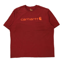  Pre-Loved red Carhartt T-Shirt - mens xx-large