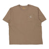 Pre-Loved beige Carhartt T-Shirt - mens x-large