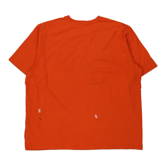 Pre-Loved orange Carhartt T-Shirt - mens xxx-large